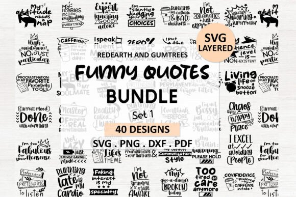 Funny Quotes Bundle Svg: A Sarcastic Design Review
