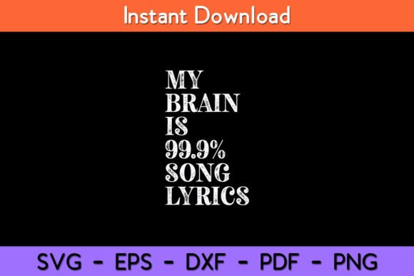 Music Lover Gifts: My Brain is 99 Song Review