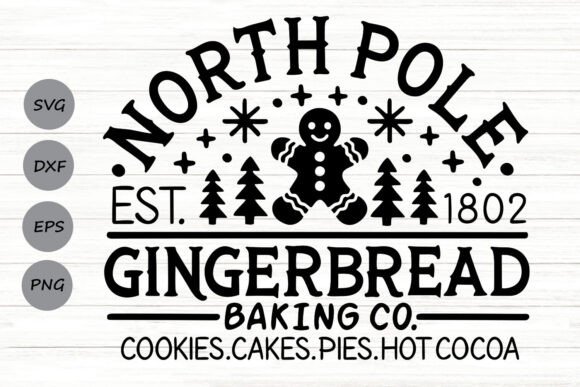 North Pole Gingerbread Baking Co Svg Review