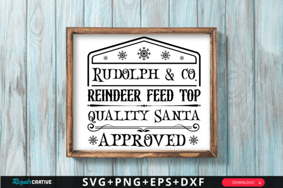 Rudolph Co. Reindeer Feed Top SVG Review