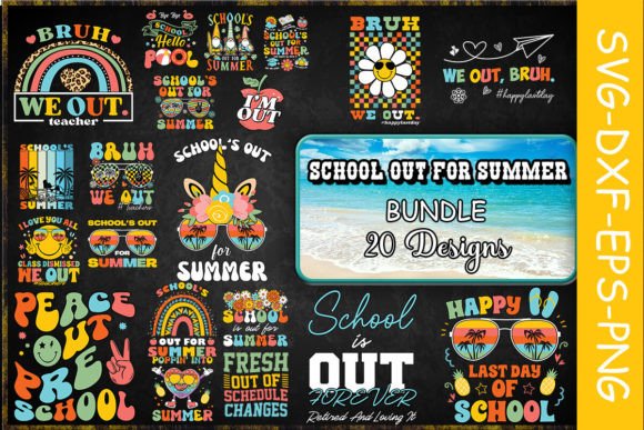 School Out for Summer SVG Bundle Review