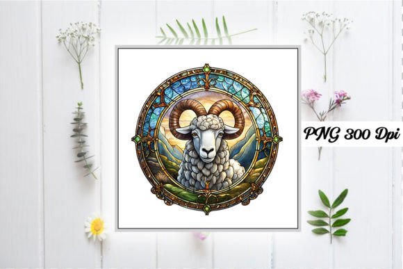 Sheep Stained Glass Sublimation Design Review