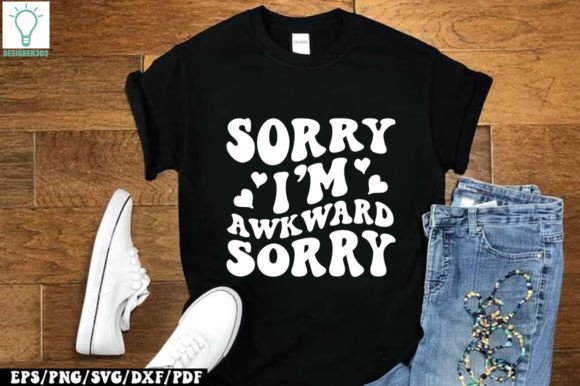 Sorry I m Awkward Sorry Retro SVG Review